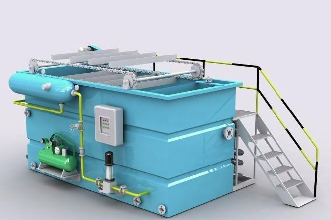 氣浮機選型，溶氣氣浮機，溶氣氣浮機定制-樂中環(huán)保